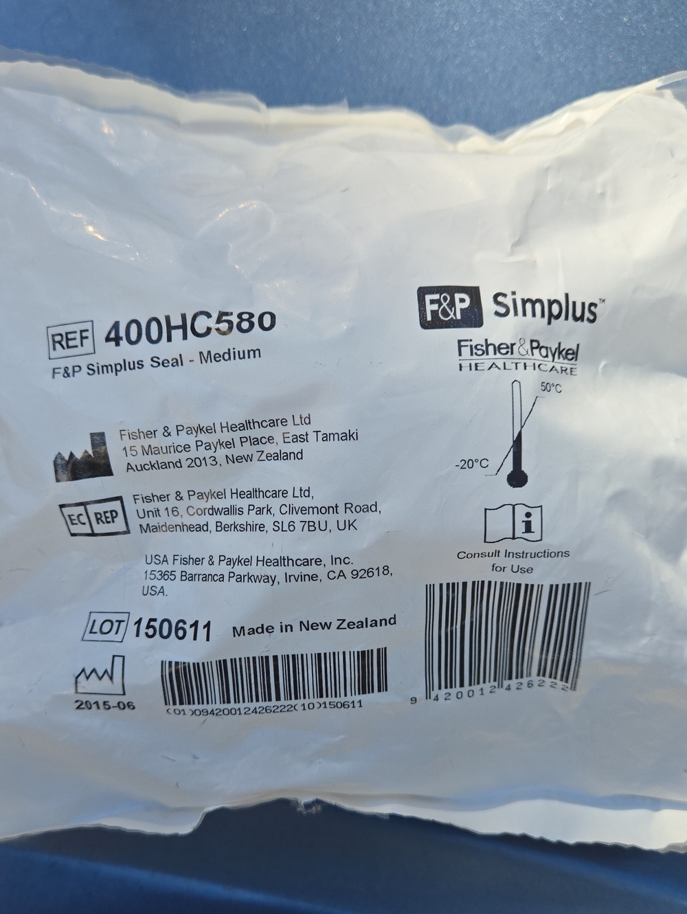 Fisher & Paykel Simplus Clear Seal - Medium